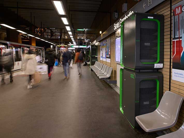 Lyon Metrostation Saxe-Gambetta 